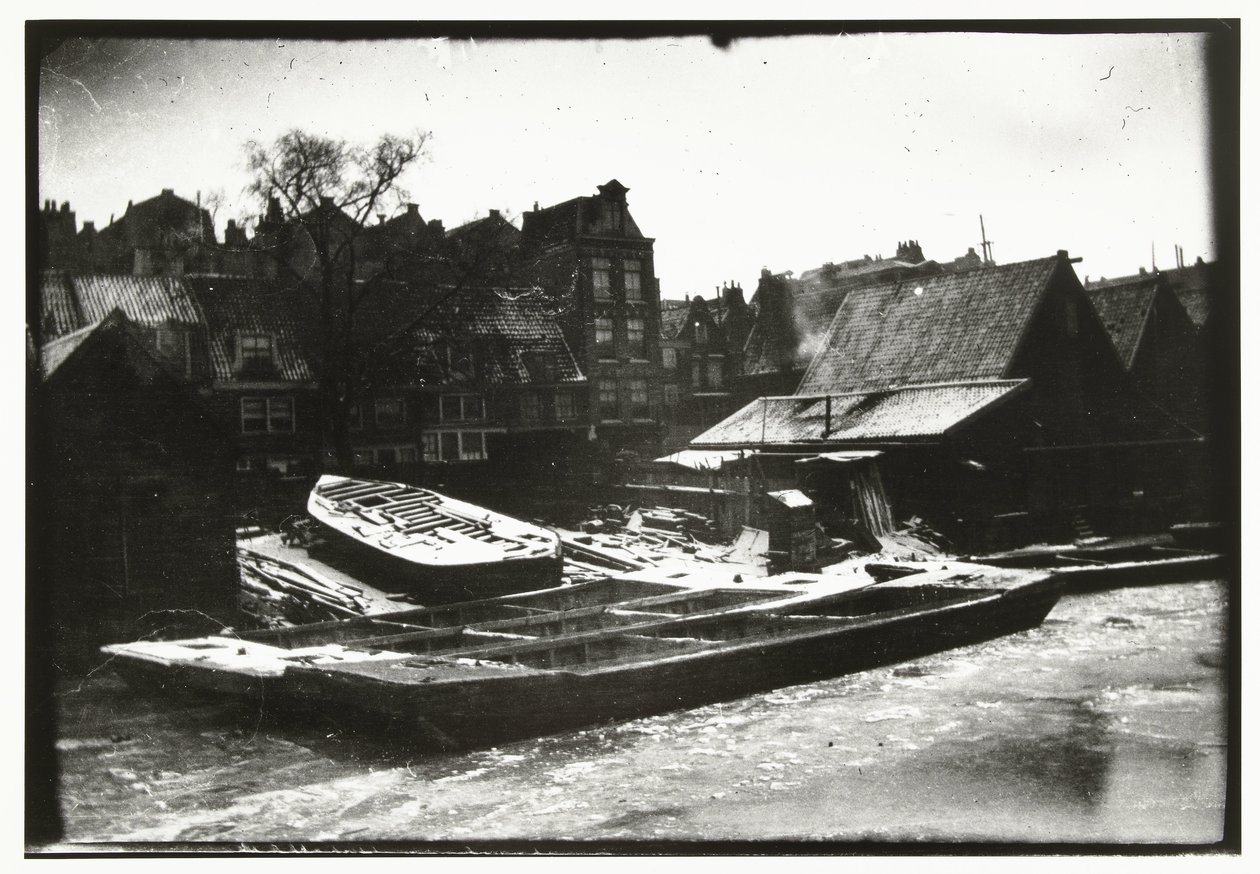 View of a Shipyard on Prinseneiland in Amsterdam by George Hendrik Breitner