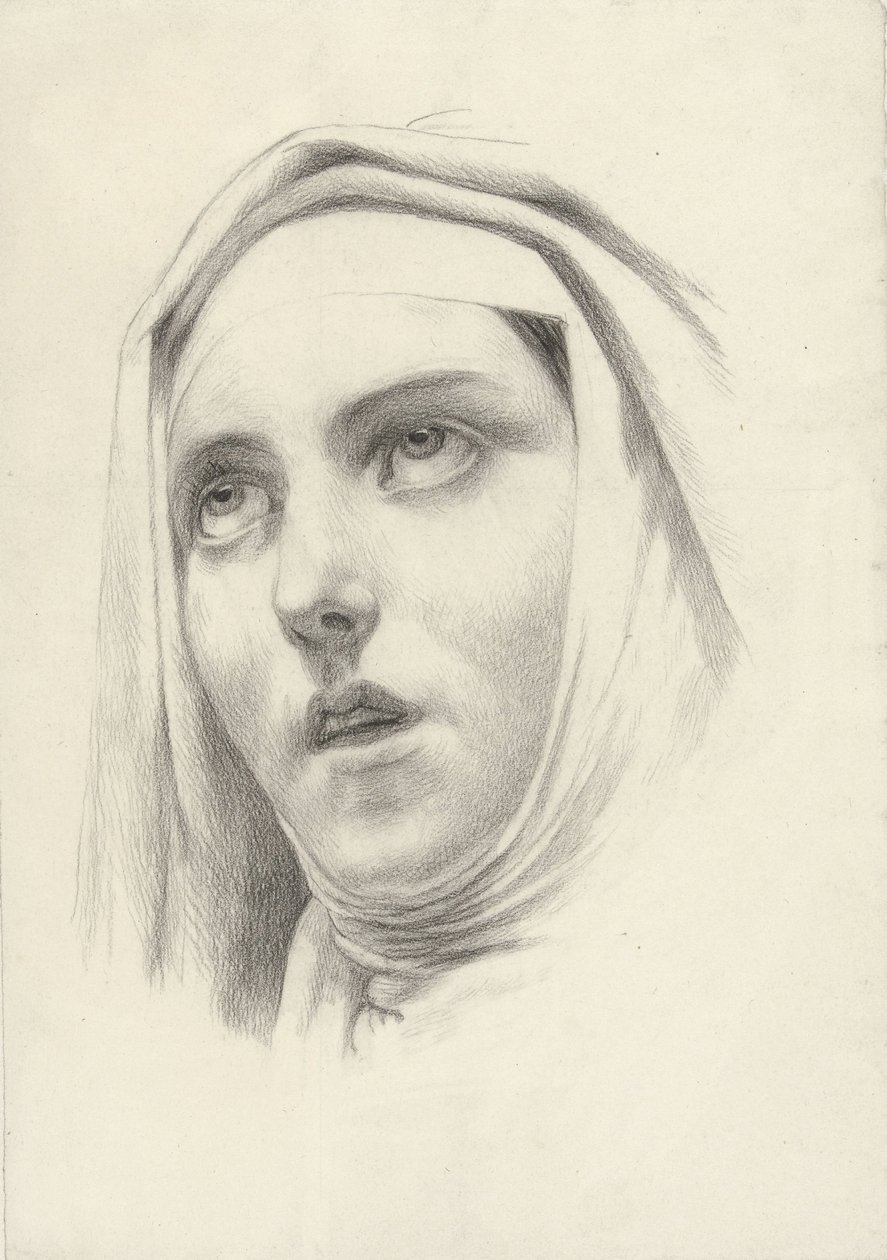 Head of a Nun by George Hendrik Breitner