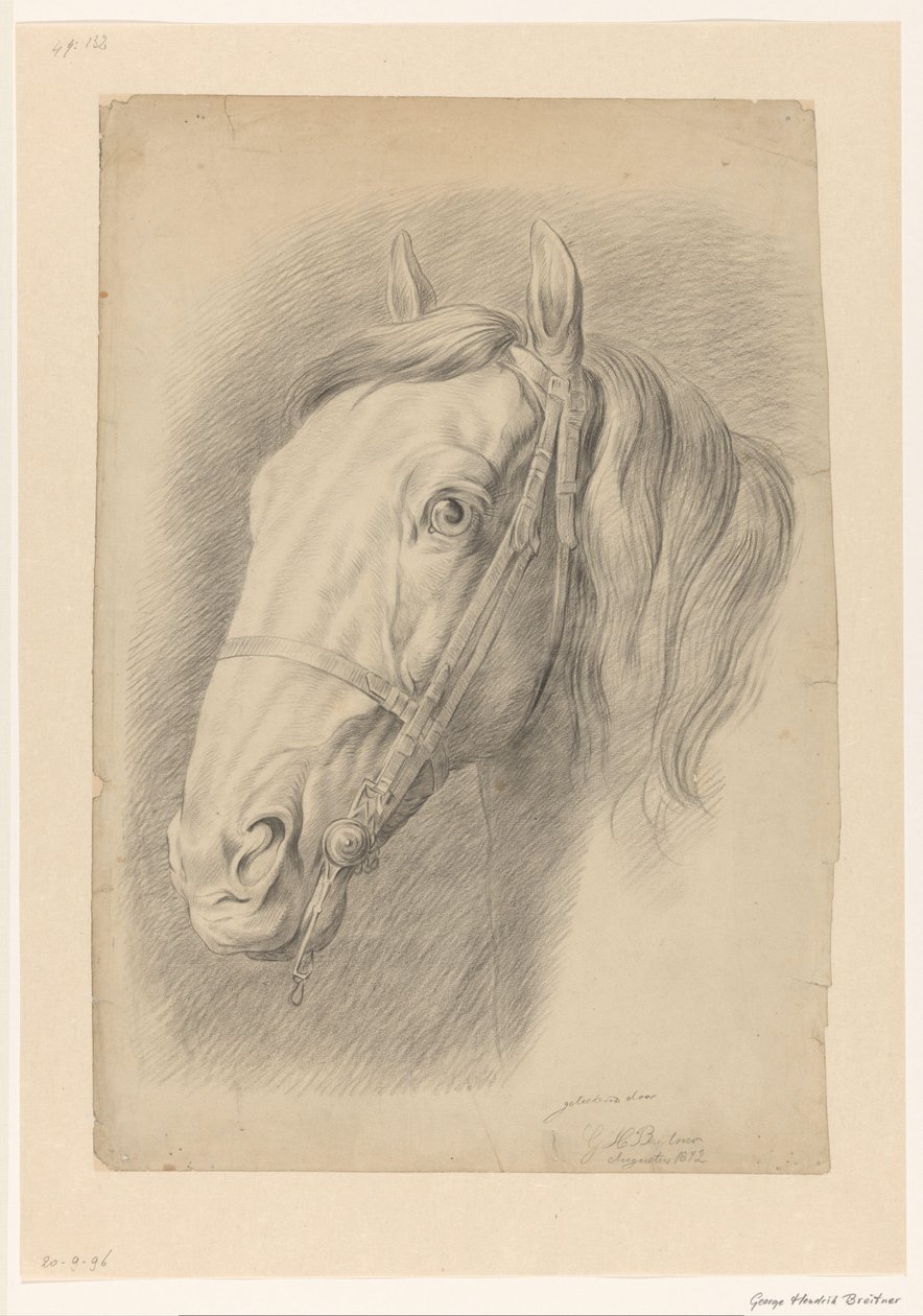 Head of a Horse by George Hendrik Breitner