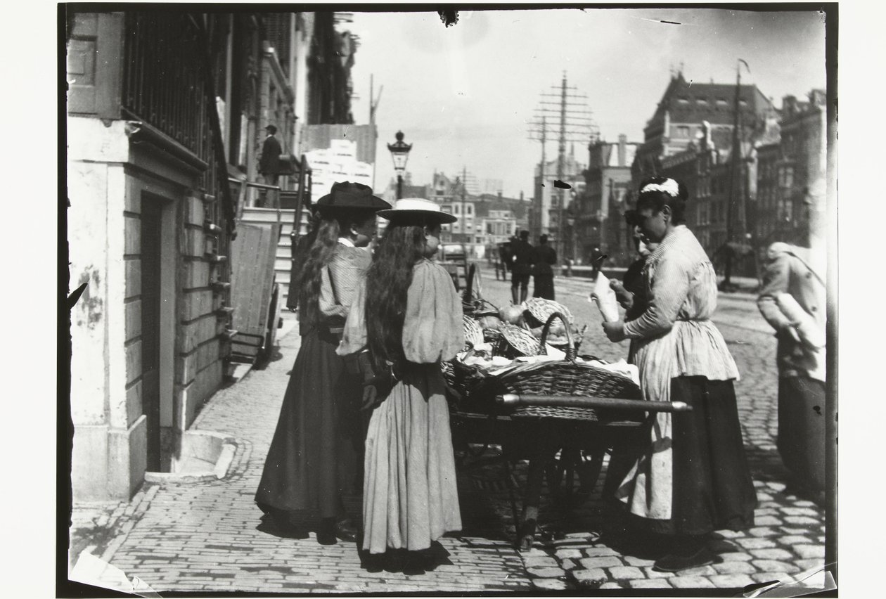 Street Vendor from a Handcart on the Rokin in Amsterdam by George Hendrik Breitner