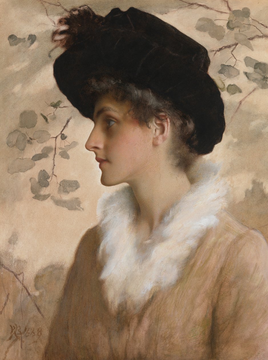 Portrait of a Lady by George Henry Boughton