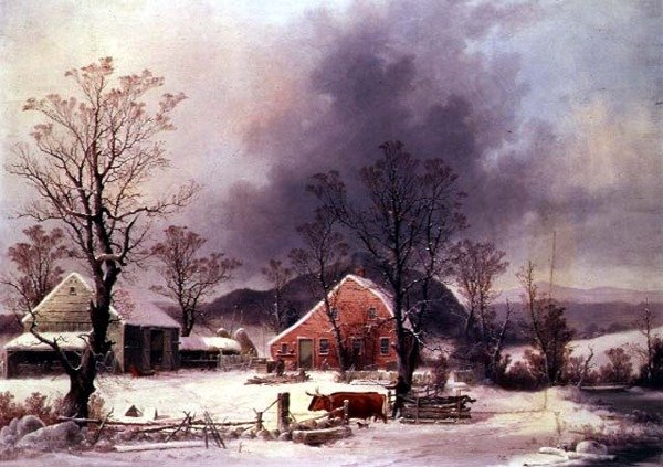 Returning to the Farm by George Henry Durrie