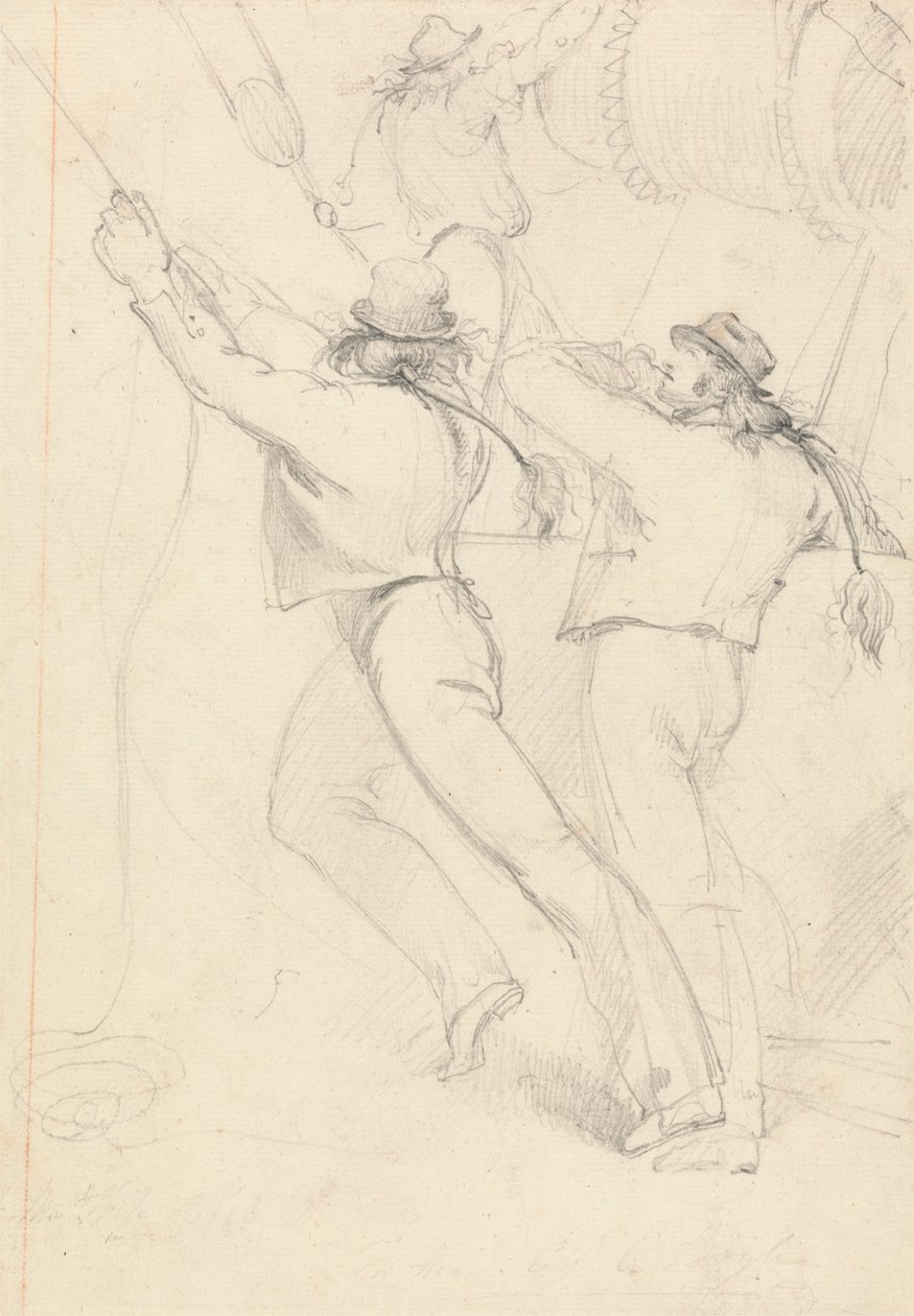 Sailors on Board H.M.S. Royal William by George Henry Harlow