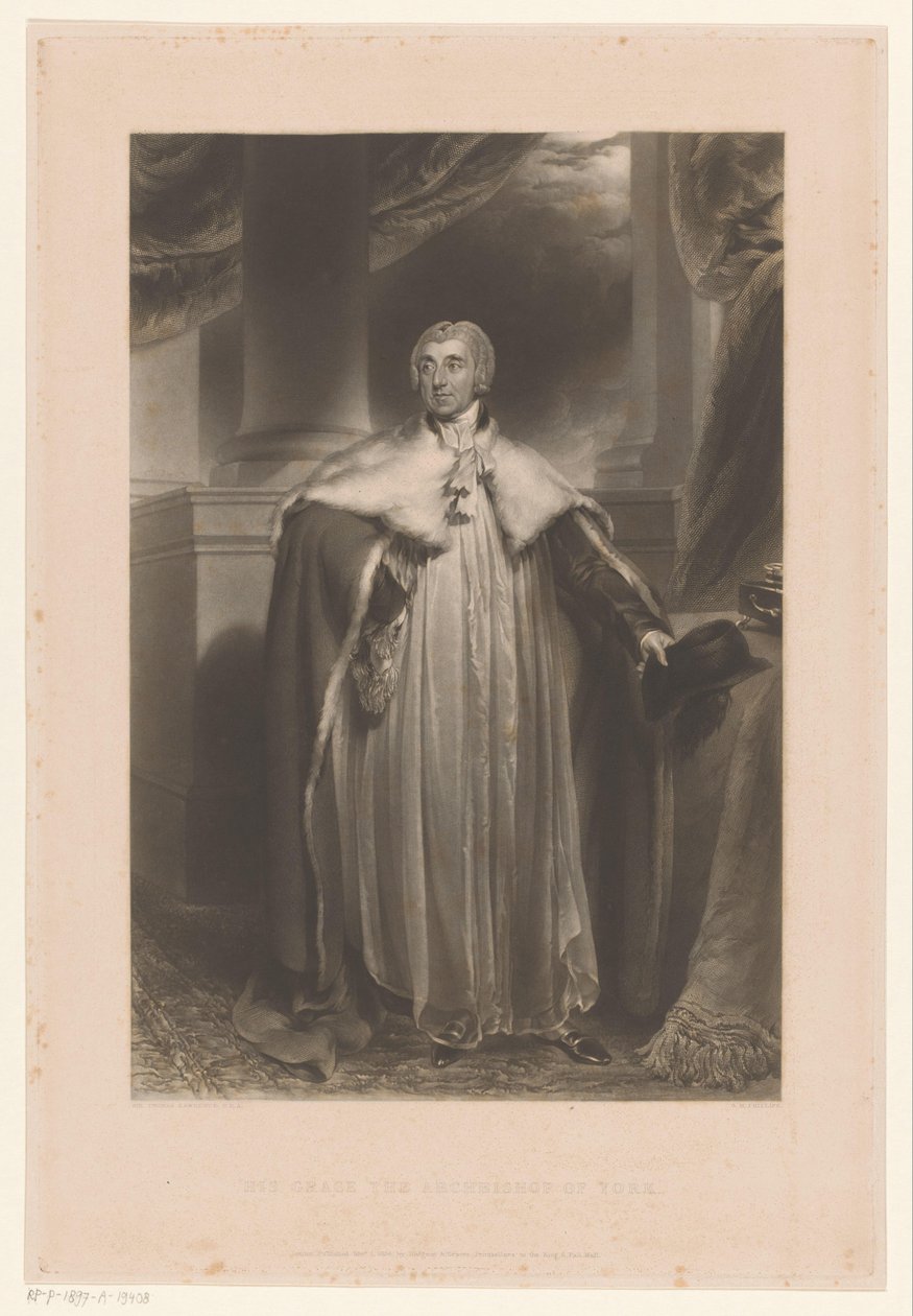 Portrait of Edward Venables-Vernon-Harcourt by George Henry Phillips