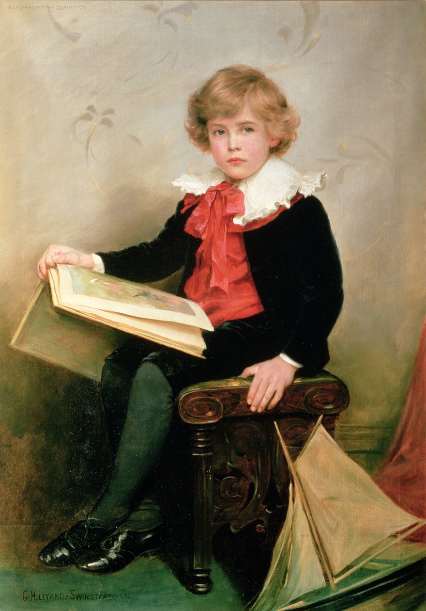 Portrait of Norman Stewart Davies by George Hillyard Swinstead