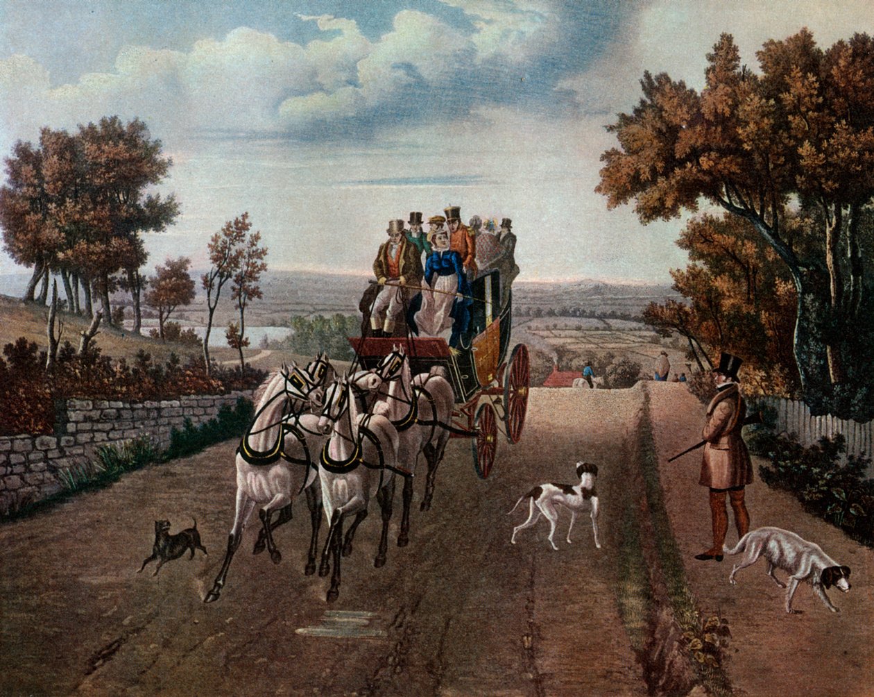 Stage-Coach by George Hunt