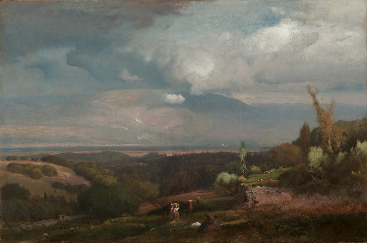 Approaching Storm from the Alban Hills by George Inness