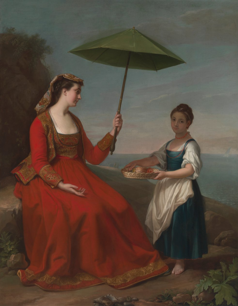 A Whole Length of a Lady of Neturrio, a Sea-port in the Pope's Territories