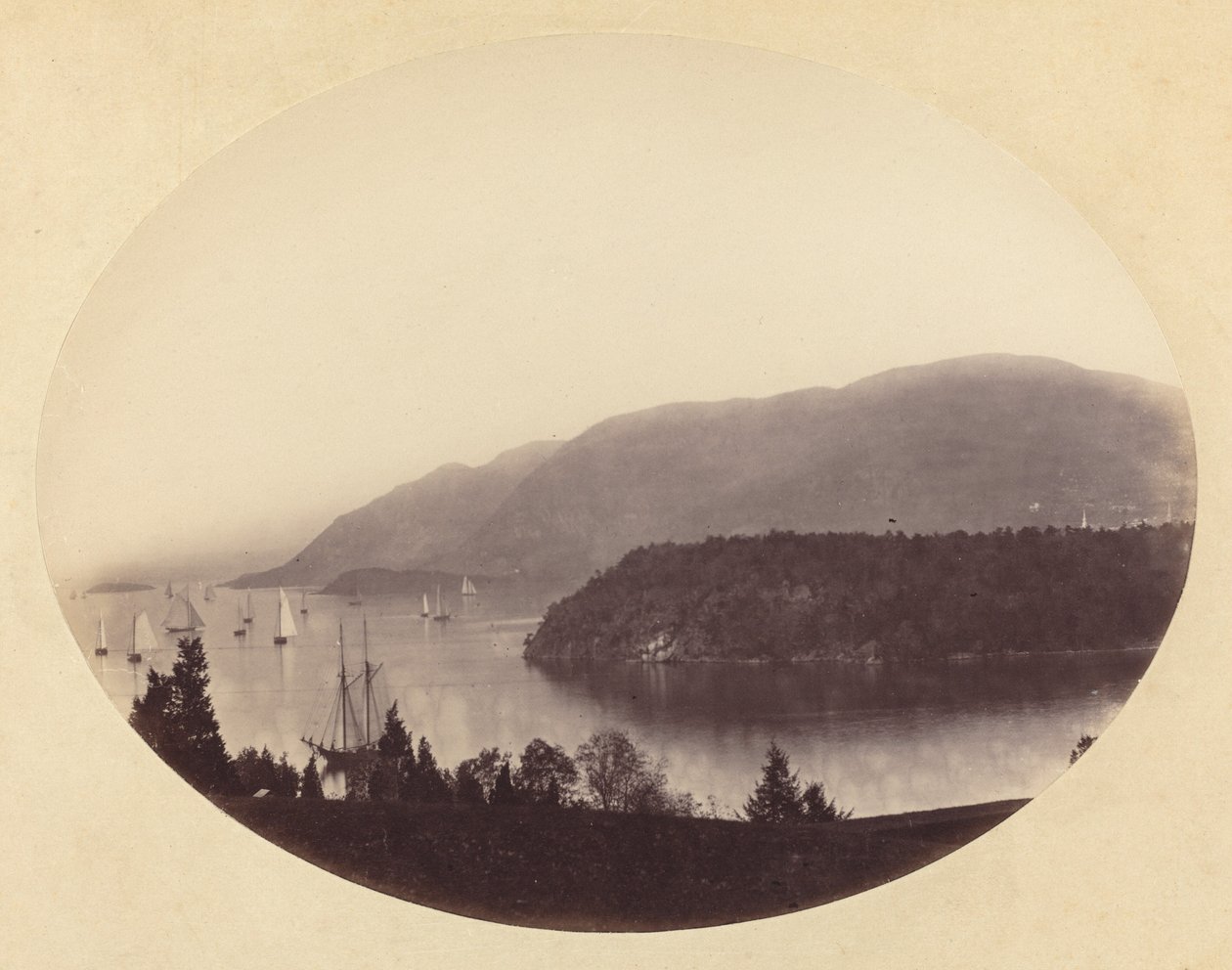 From Trophy Point, West Point, Hudson River by George K Warren