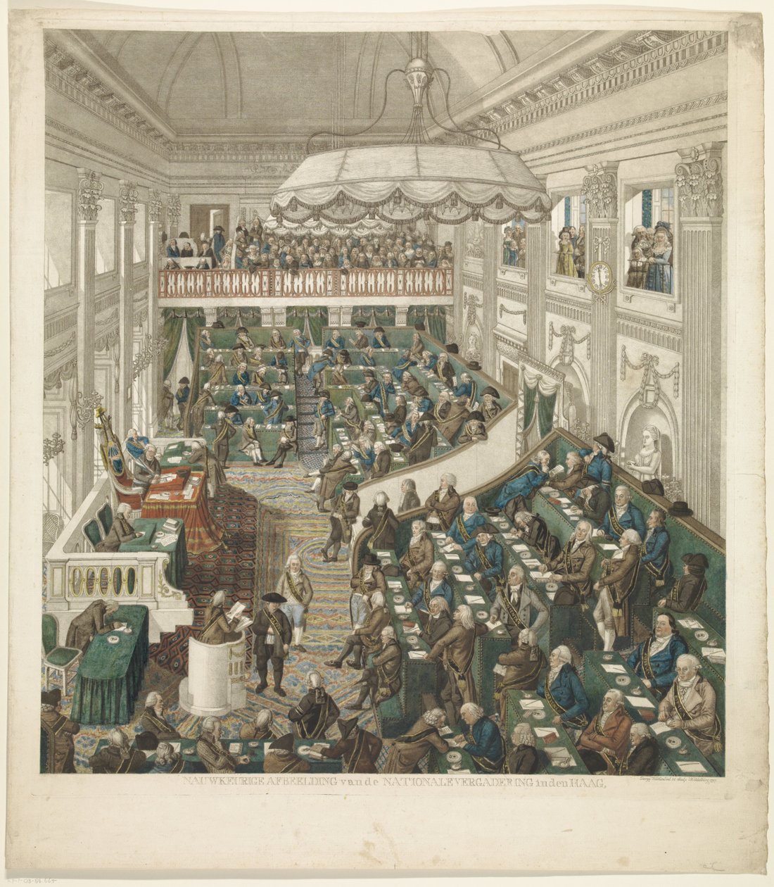 First National Assembly in The Hague, 1796 by George Kockers