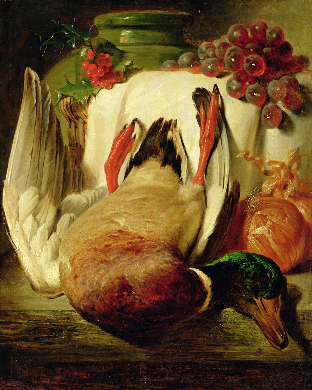 Still Life with Dead Game by George Lance