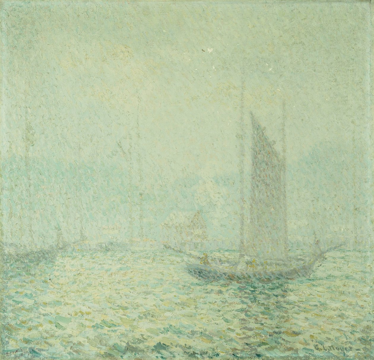 Harbor Mist by George Loftus Noyes