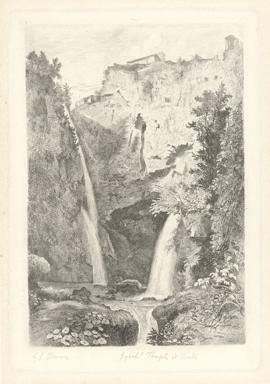 Cascades at Tivoli by George Loring Brown