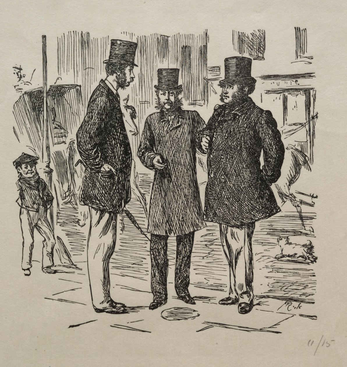 The Little Moment before the Introduction, 1865 by George Louis Palmella Busson Du Maurier