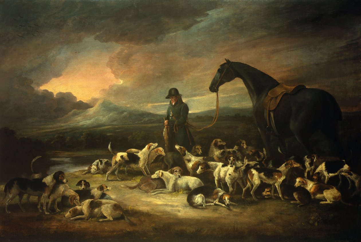 Huntsman with his Pack by George Morland