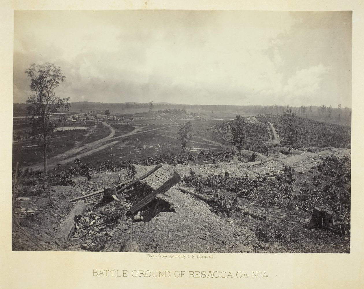 Battle Ground of Resacca, GA, No. 4 by George N. Barnard