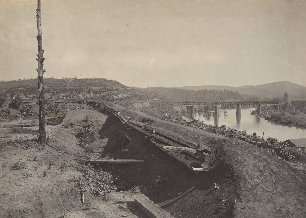 Defences of the Etawah Bridge by George N. Barnard
