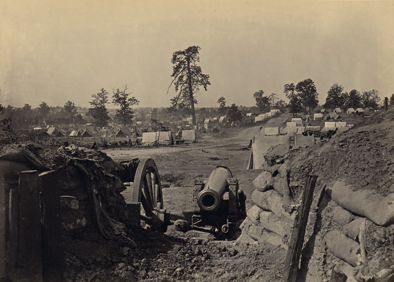 Rebel Works in Front of Atlanta, Georgia No. 3 by George N. Barnard