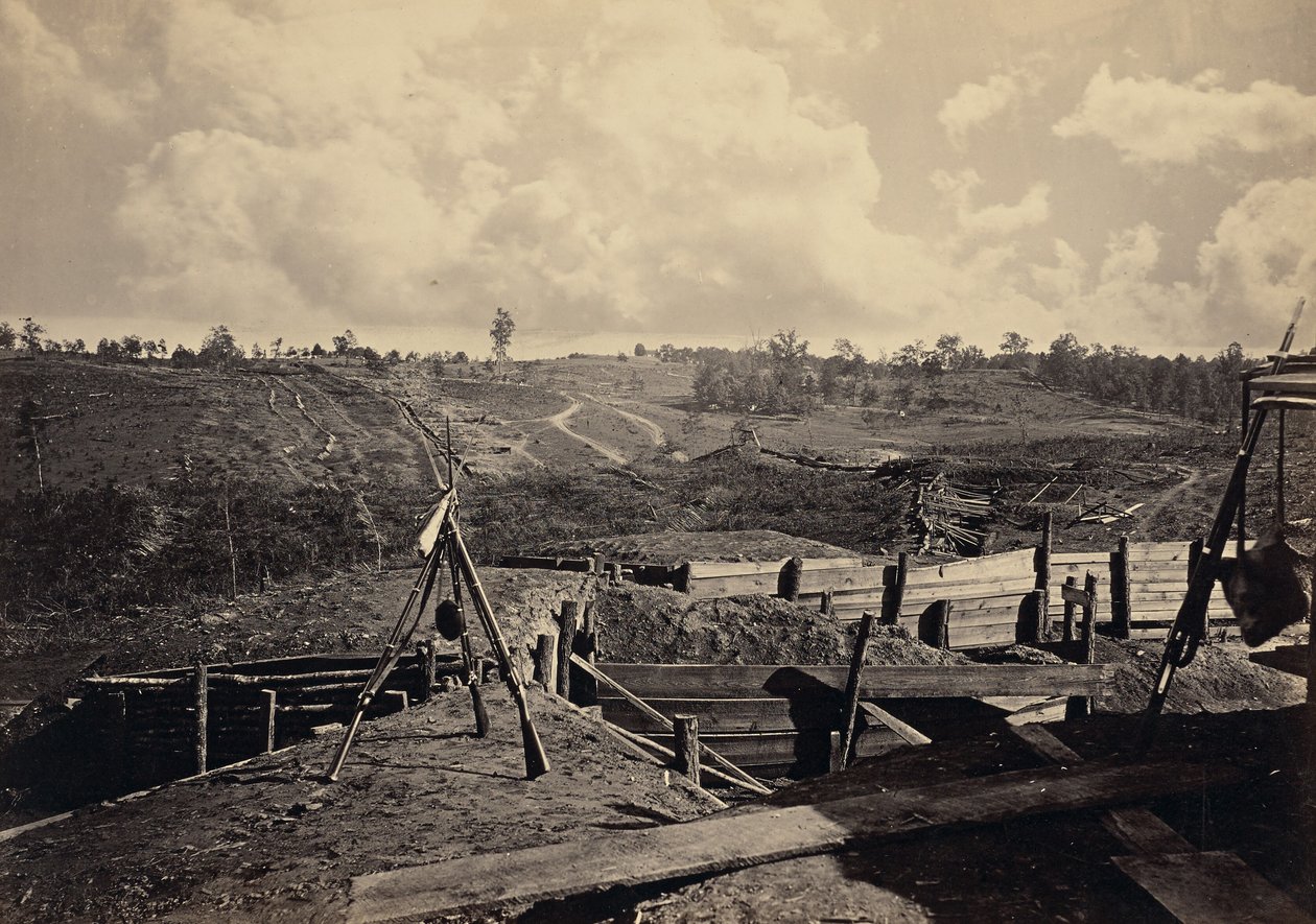 Rebel Works in Front of Atlanta, Ga. No. 5 by George N. Barnard