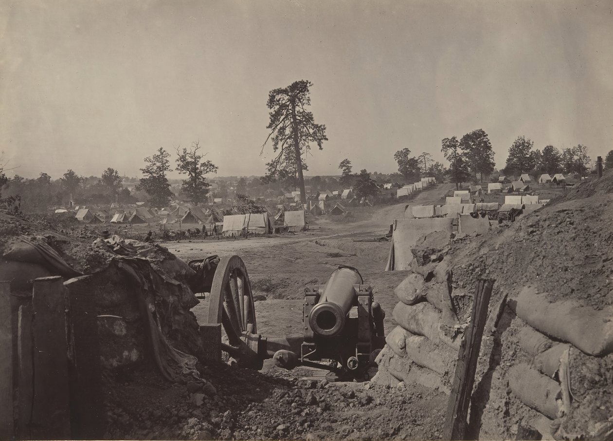 Rebel Works in Front of Atlanta, Georgia No. 3 by George N. Barnard