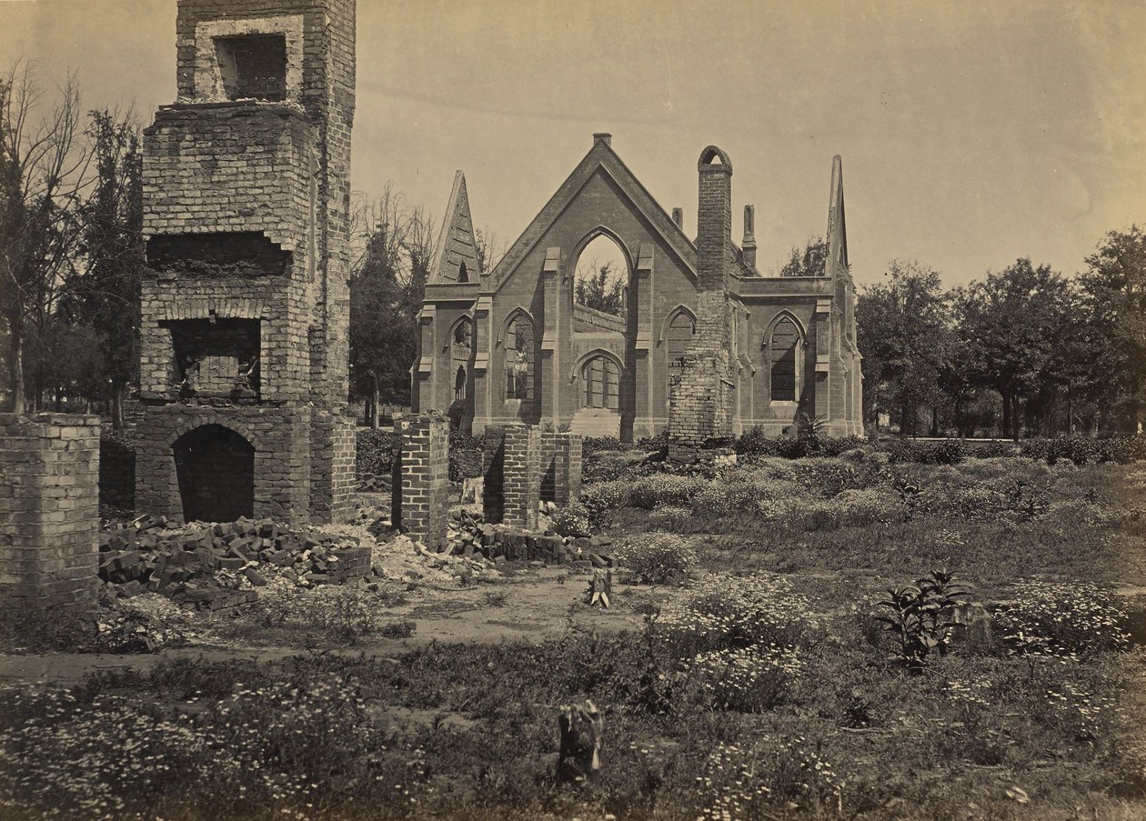 Ruins in Columbia, South Carolina by George N. Barnard