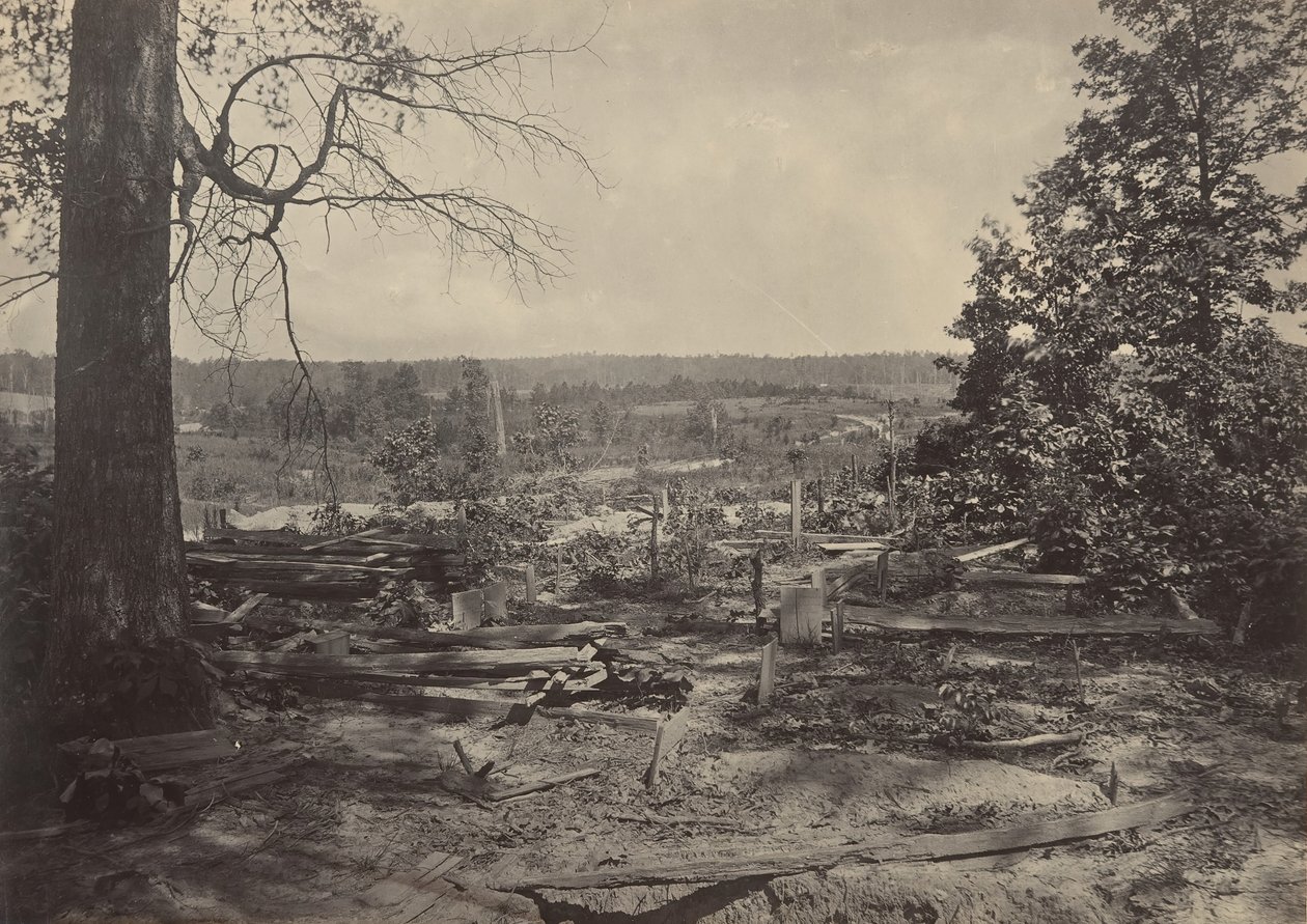The Battle Field of Peach Tree Creek, Georgia by George N. Barnard