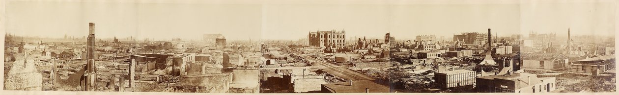 Untitled Chicago after the Chicago Fire, 1871 by George N. Barnard