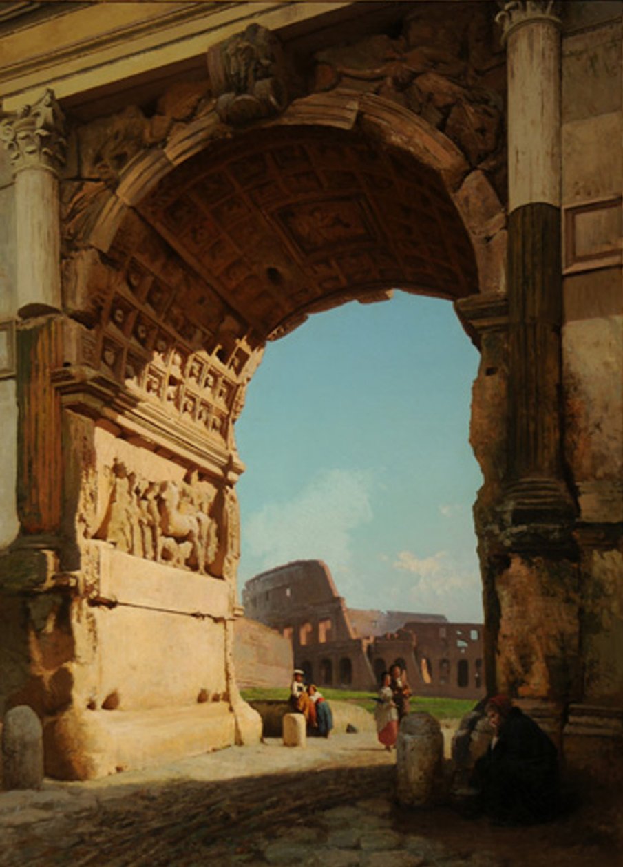 Arch of Titus by George Peter Alexander Healy
