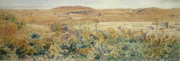 The Red Mountain, from a rubbish mount on the outskirts of Cairo by George Price Boyce