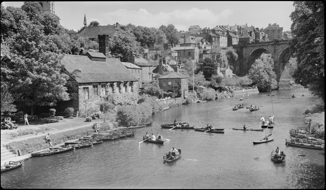 The River Nidd at Knaresborough by George R. Long
