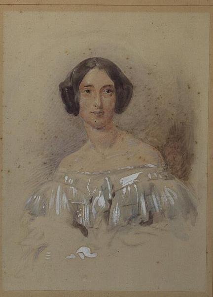 Portrait of Fanny (Frances) Cartwright by George Richmond