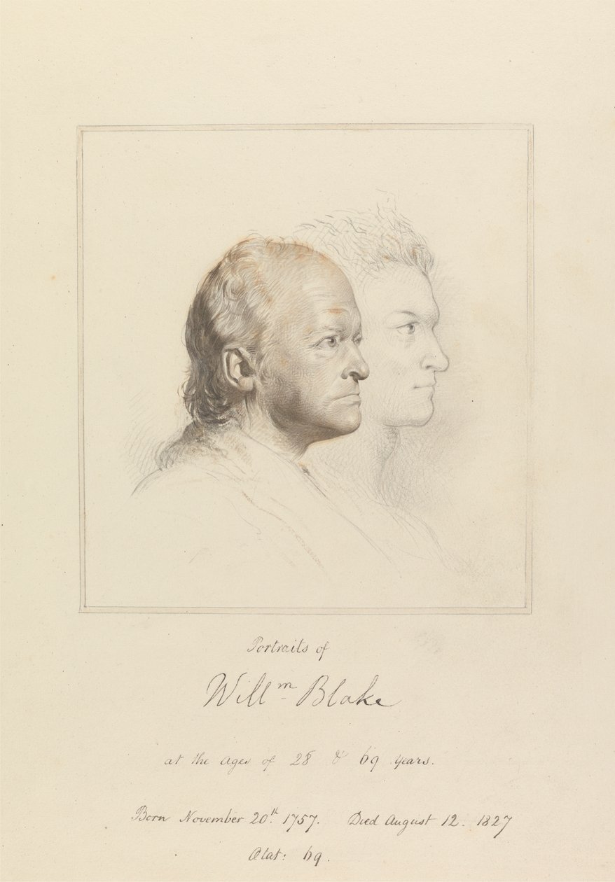 William Blake in Youth and Age by George Richmond