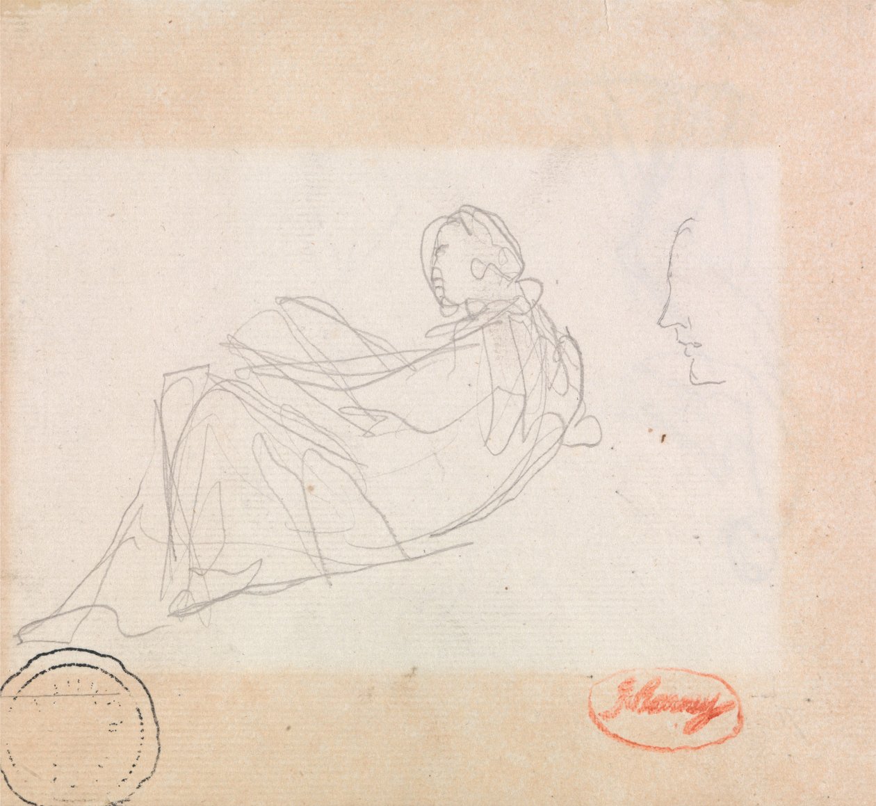 A Reclining Woman by George Romney