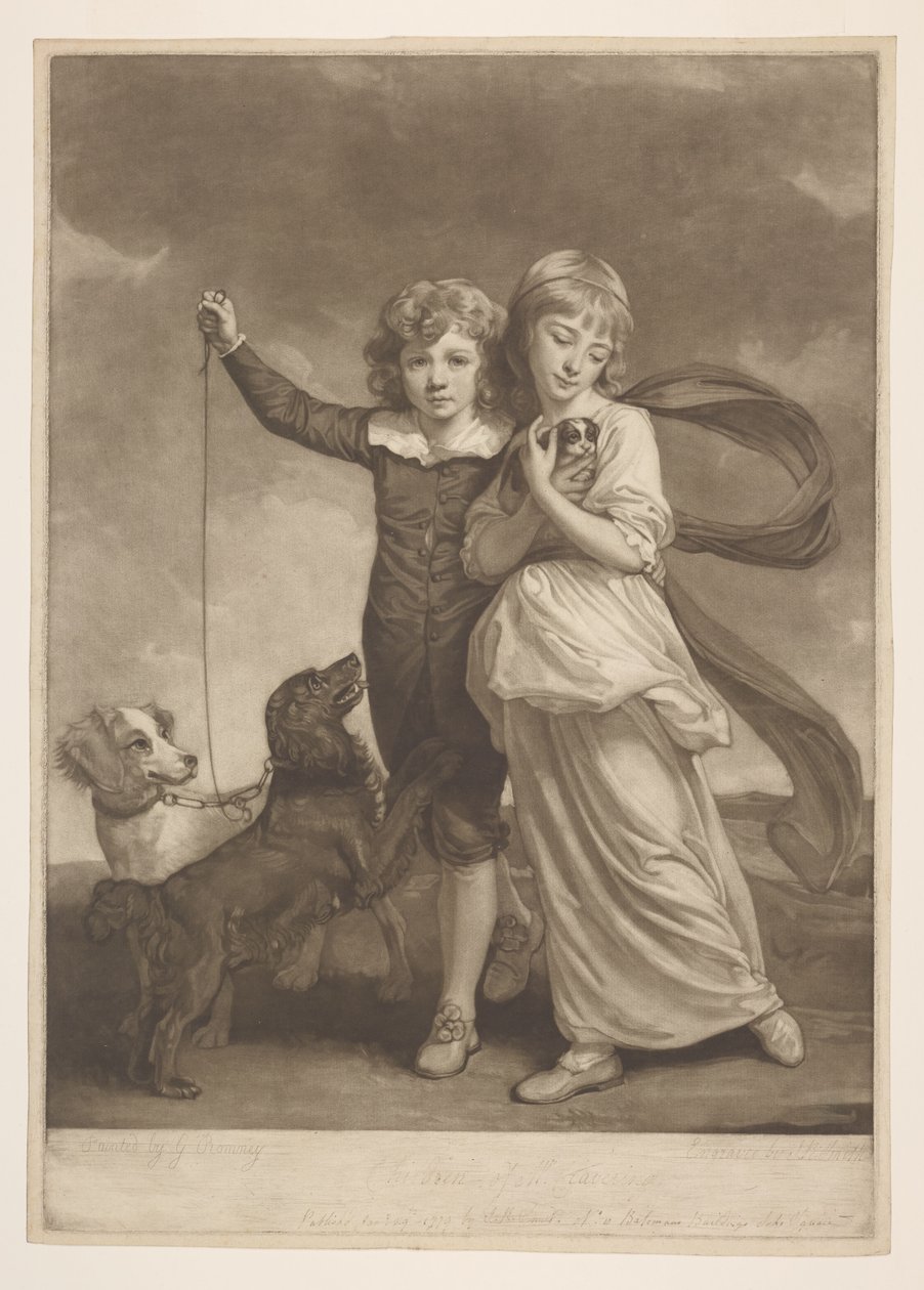 Children of Mr. Clavering by George Romney