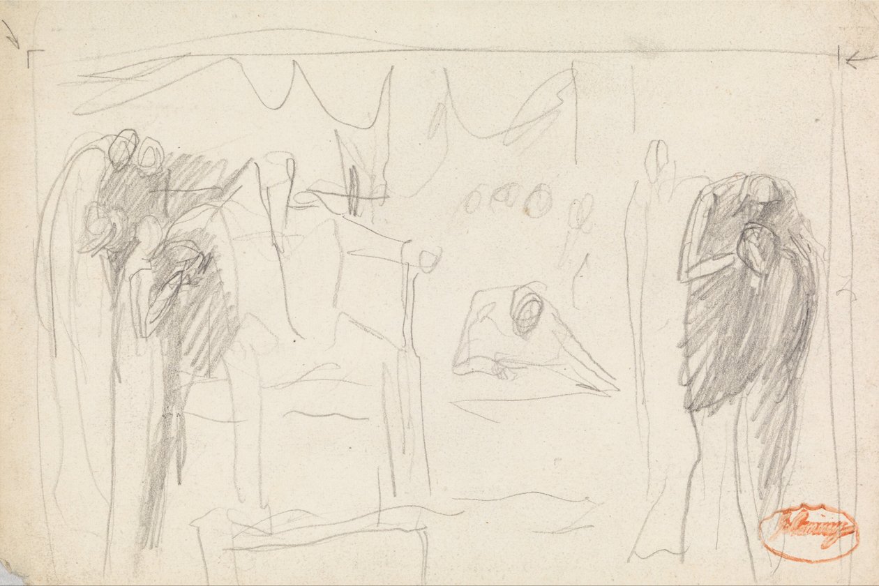 Figure Composition Study 45 by George Romney