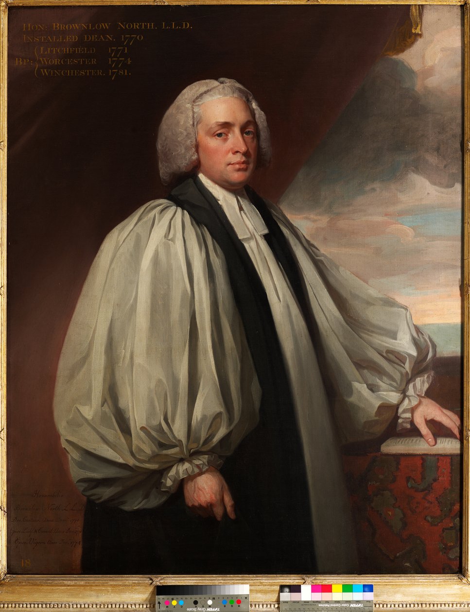 Hon. John Brownlow North (Dean of Canterbury 1770-1771) by George Romney