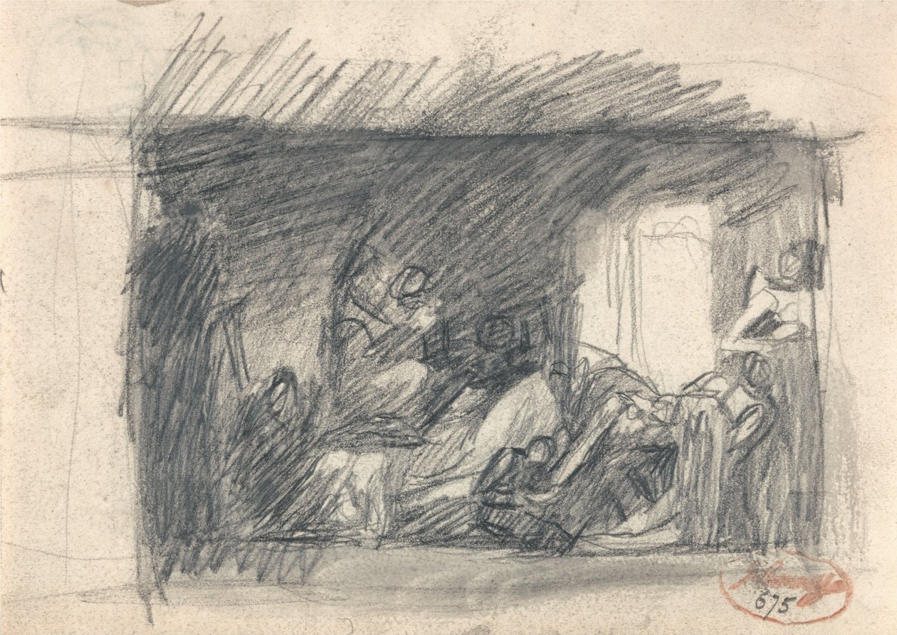 Howard Visiting a Prison by George Romney