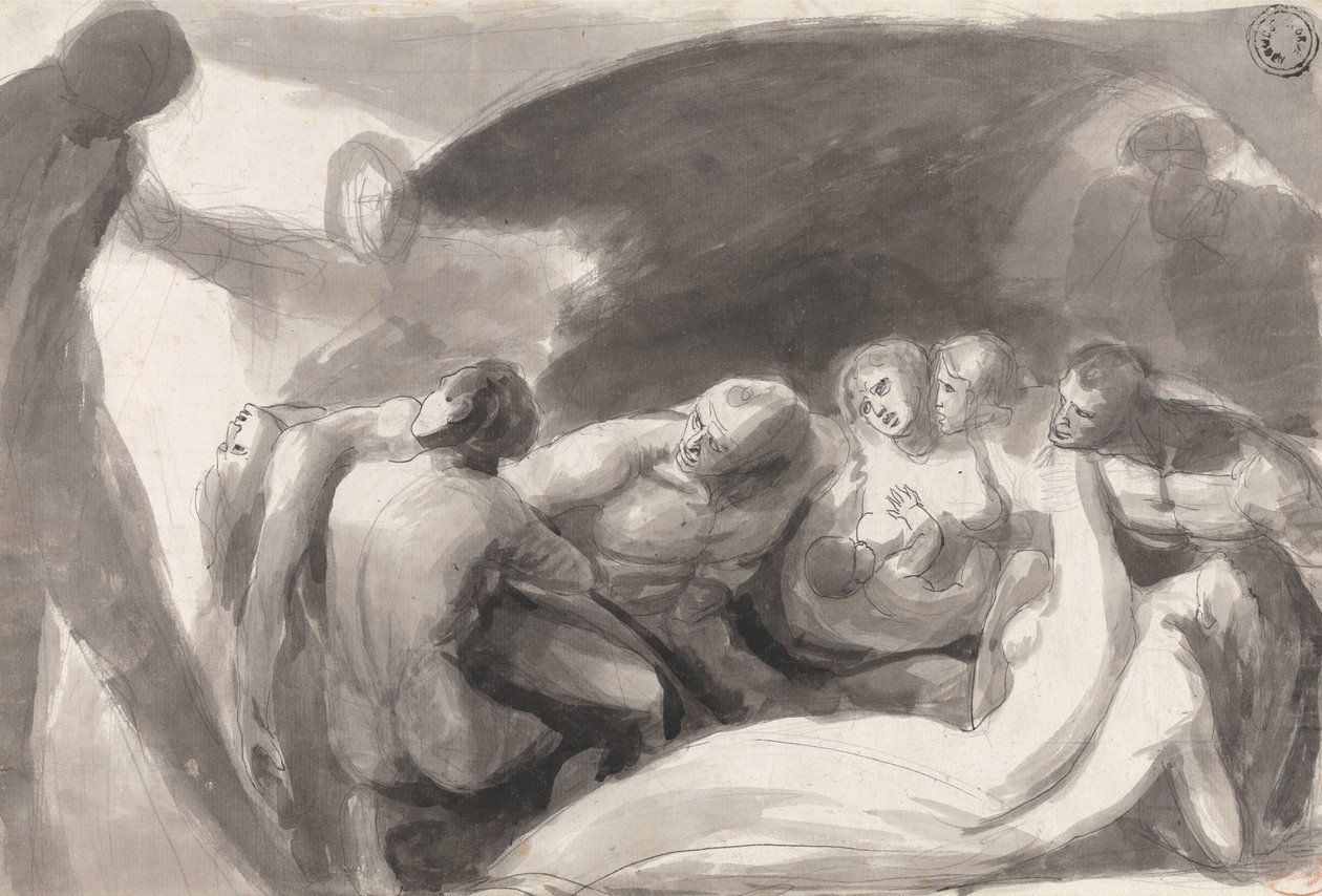 Howard Visiting a Prison by George Romney