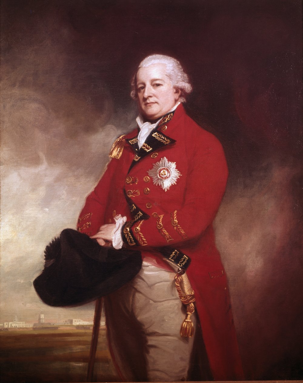 Major-General Sir Archibald Campbell of Inverneil and Ross KB, Governor and Commander-in-Chief, Madras by George Romney