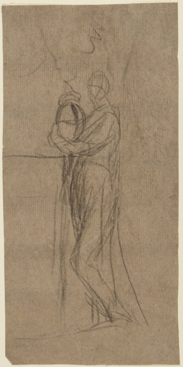 Portrait Study of a Standing Woman by George Romney