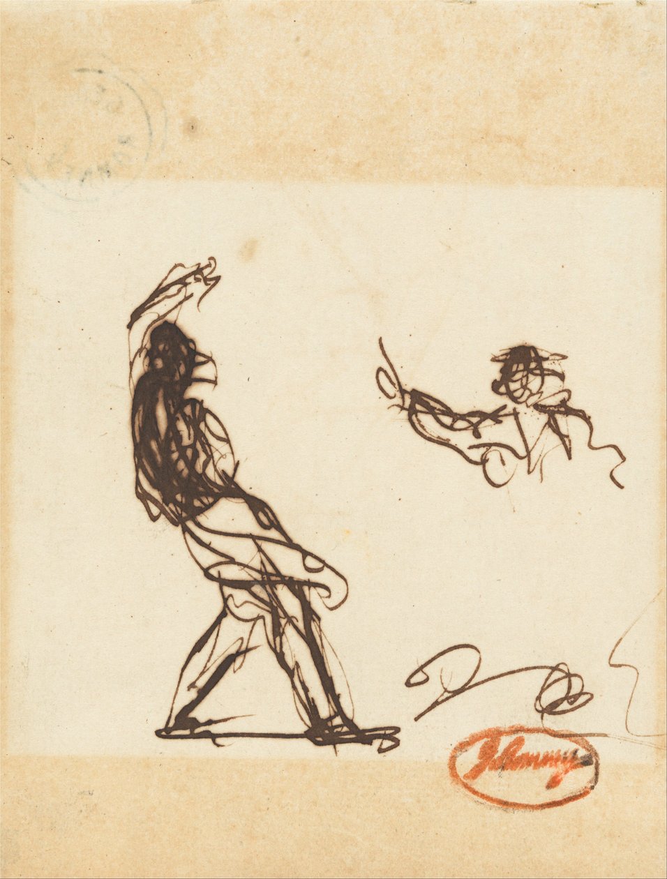 Possibly "Descent of Odin" or "Bolingbroke and Apparition" by George Romney