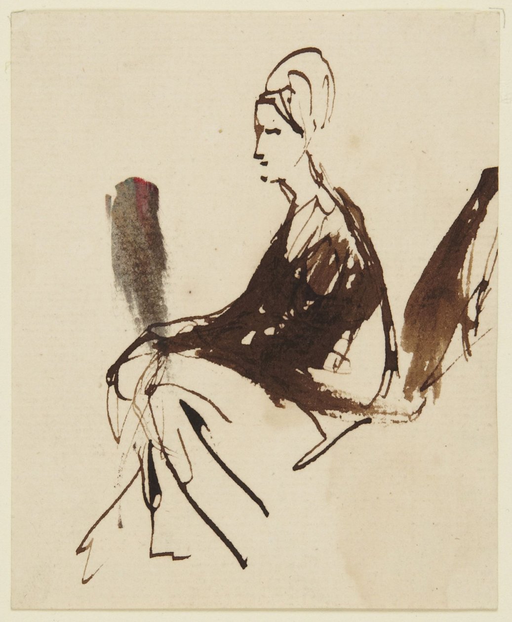 Seated Female Figure by George Romney