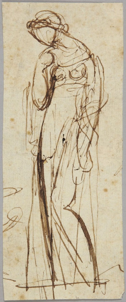 Standing Female Figure, Portrait Study by George Romney