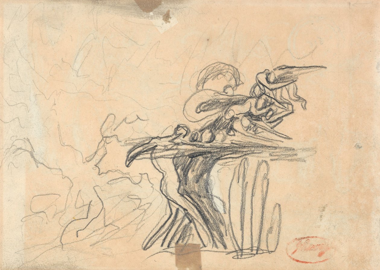 Study of Demons for The Temptation of Christ by George Romney