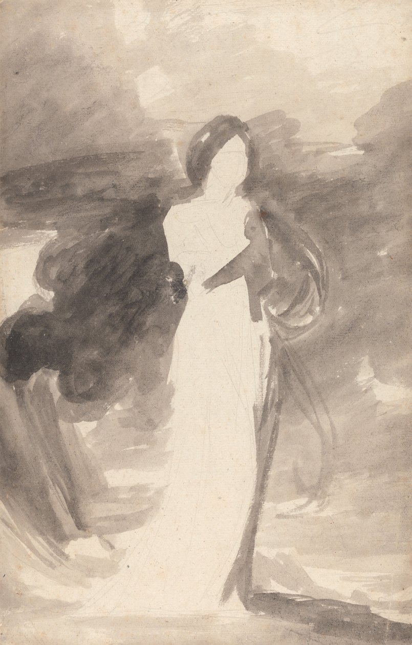 Study of a Lady Standing by George Romney