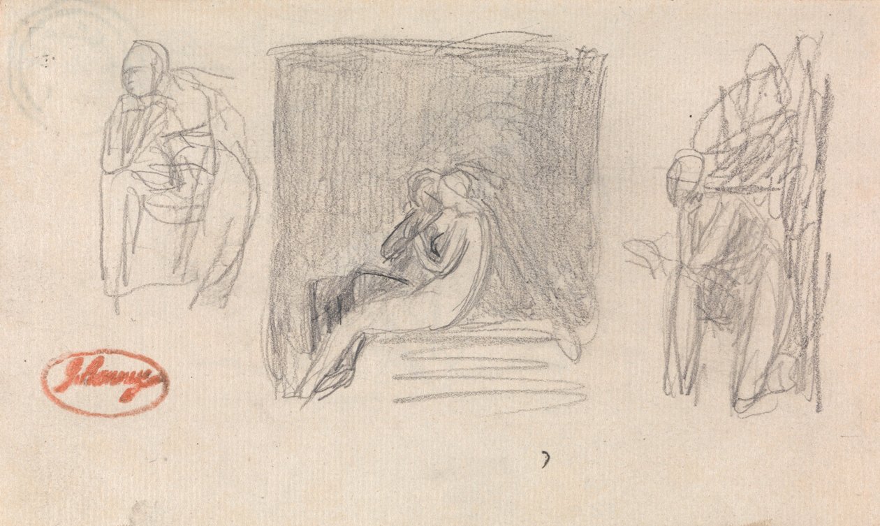 Three Studies by George Romney