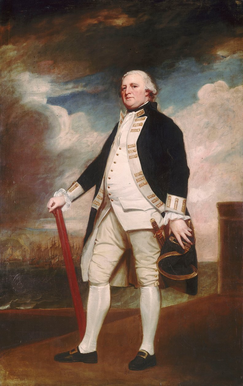 Vice-Admiral George Darby (circa 1720-1790) by George Romney