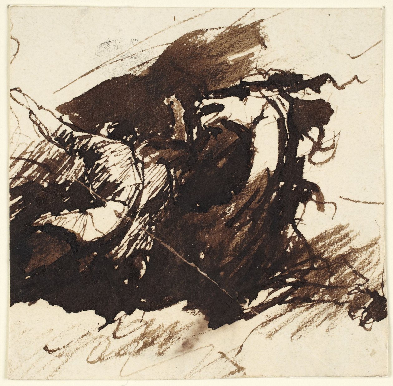 Woltemad Rescuing the Shipwrecked off the Cape of Good Hope by George Romney