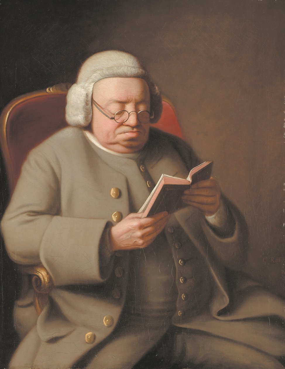 Portrait of Isaac Brodeau Reading a Book by George Roth