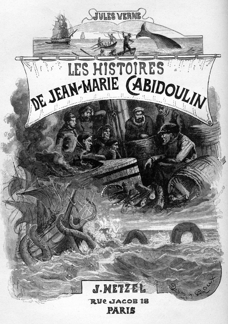 Frontispiece of Jules Verne